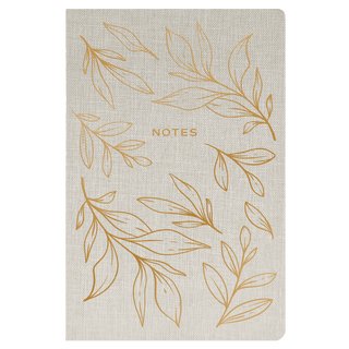 Gold Leaves Notes Journal - The Red Thread Boutique