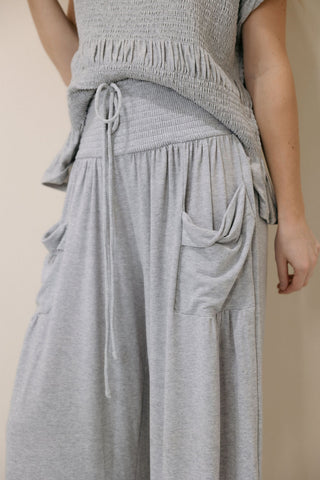 Good Feels Knit Set, Grey - The Red Thread Boutique