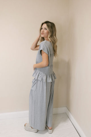 Good Feels Knit Set, Grey - The Red Thread Boutique