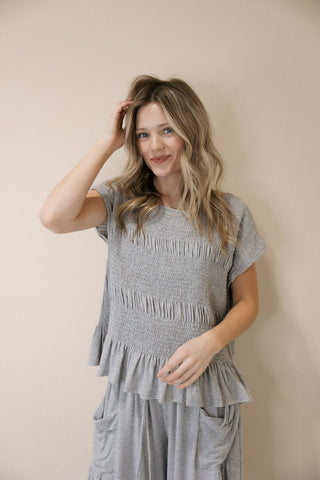 Good Feels Knit Set, Grey - The Red Thread Boutique