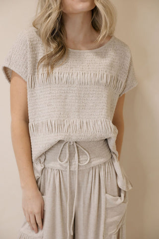 Good Feels Knit Set, Taupe - The Red Thread Boutique