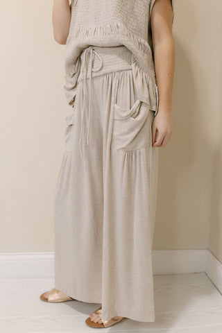 Good Feels Knit Set, Taupe - The Red Thread Boutique