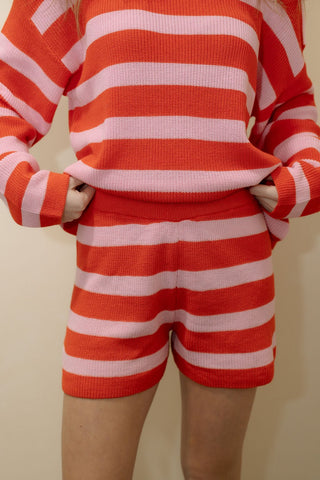 Hallie Striped Sweater Set - The Red Thread Boutique