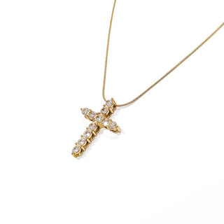Hannah Diamond Cross Necklace - The Red Thread Boutique