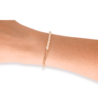 Hannah Pearl Bracelet in Gold: Standard 6.75 Inch - The Red Thread Boutique