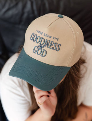 Hat: I have seen the goodness of God - The Red Thread Boutique