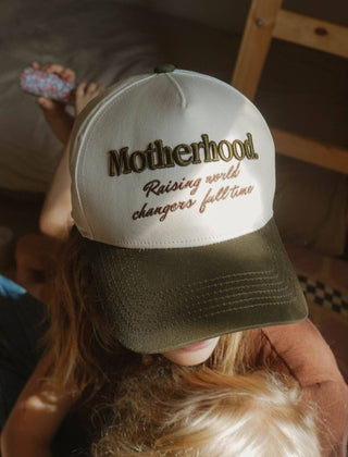 Hat: Motherhood: Raising World Changer - The Red Thread Boutique