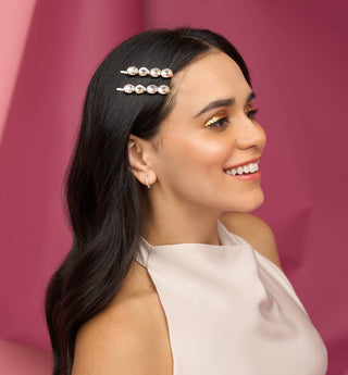 Holiday Gemstone Bobby Pins 2pc Set - The Red Thread Boutique