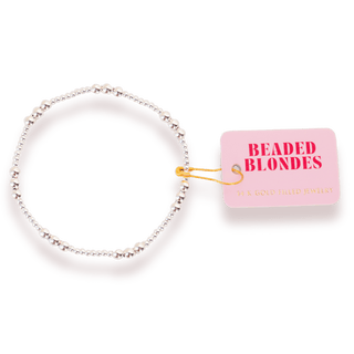 ILY Bracelet in Silver: Standard 6.75 inch - The Red Thread Boutique