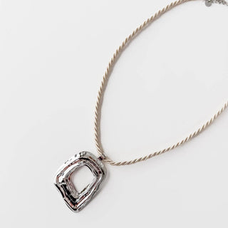 Irregular Square Statement Necklace - WATERPROOF - The Red Thread Boutique