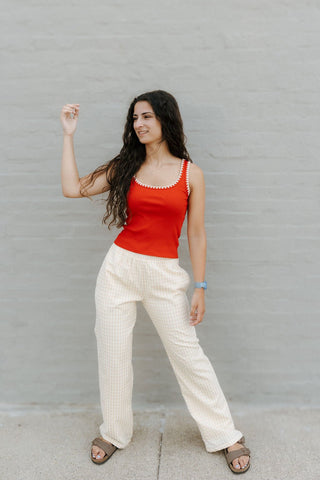 Jaidynn Rib Tank, Red by Z Supply *final sale - The Red Thread Boutique