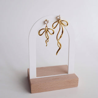 Keira Bow Dangle Earrings - The Red Thread Boutique