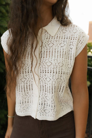 Kinsley Sweater Top, White by Z Supply *final sale - The Red Thread Boutique
