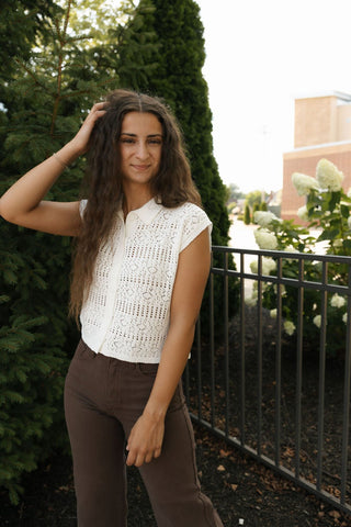 Kinsley Sweater Top, White by Z Supply *final sale - The Red Thread Boutique