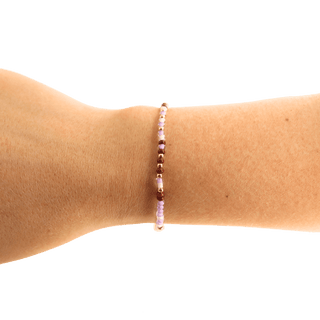 Lavender Dreams Sprinkle Bracelet: Standard 6.75 inch - The Red Thread Boutique