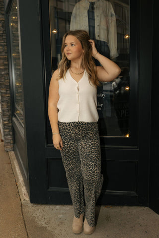 Leopard Pants - The Red Thread Boutique