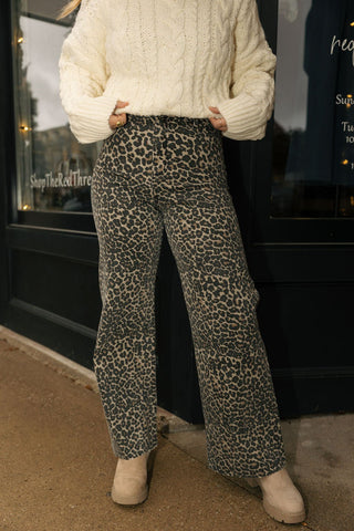 Leopard Pants - The Red Thread Boutique