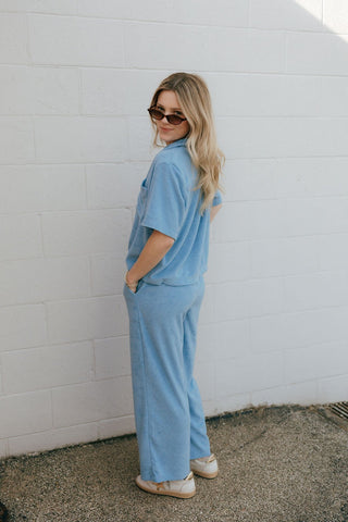 Let's Cruise Pant, Salty Blue *final sale - The Red Thread Boutique
