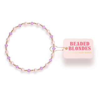 Light Purple Pearl June Bracelet: Standard 6.75 Inch - The Red Thread Boutique