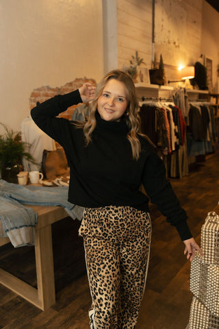 Lounge Layer Long Sleeve Turtleneck - The Red Thread Boutique