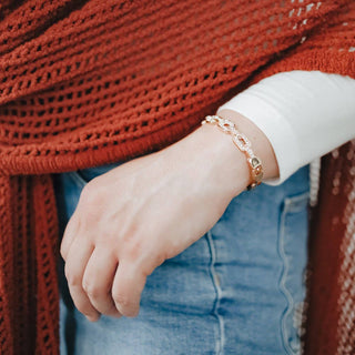 Lovely Links Chain Hinge Bracelet - The Red Thread Boutique