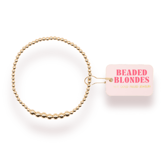 Lucky Bracelet in Gold: Standard 6.75 inch - The Red Thread Boutique