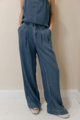 Maelis Pants, Denim Blue - The Red Thread Boutique