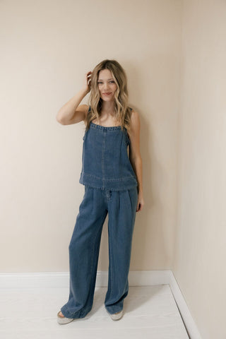 Maelis Tank, Denim - The Red Thread Boutique