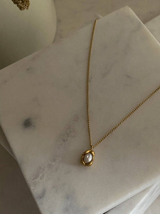 Marina Pearl Necklace - The Red Thread Boutique