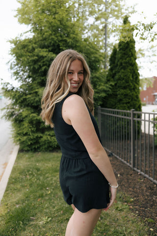 Marta Linen Vest, Black by Z Supply *final sale - The Red Thread Boutique