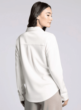 Mildred Shirt, White - The Red Thread Boutique