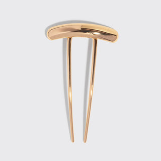 Mini Metal Barrette French Hair Pin - Gold - The Red Thread Boutique