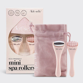 Mini Spa Rollers 2pc Set - The Red Thread Boutique