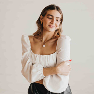 Mother Of Pearl Necklace WATERPROOF Wholesale - The Red Thread Boutique