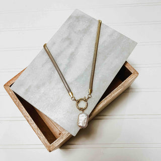 Mother Of Pearl Necklace WATERPROOF Wholesale - The Red Thread Boutique