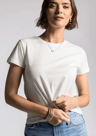 Natalie Tee, Ivory - The Red Thread Boutique