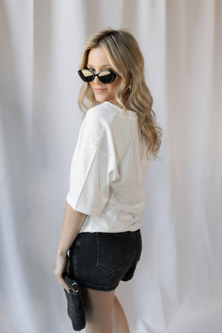 Newport Classic Hem Short, Black - The Red Thread Boutique