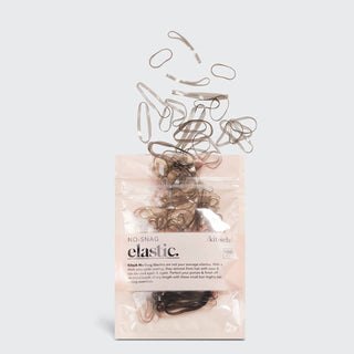 No - Snag Elastic 100pc - Brown - The Red Thread Boutique