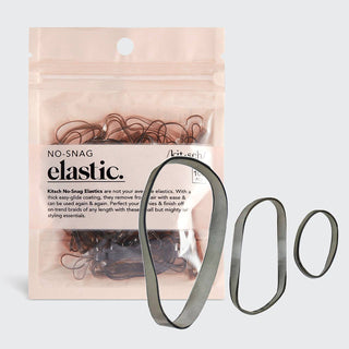 No - Snag Elastic 100pc - Brown - The Red Thread Boutique