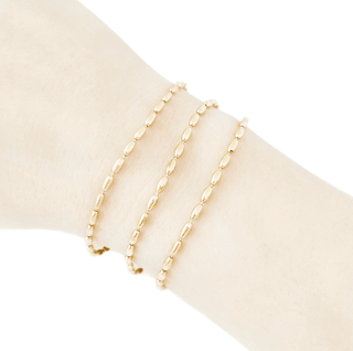 Oval Bubble Chain Bracelet - The Red Thread Boutique