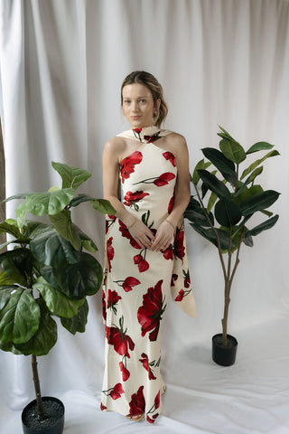 Poppy Scarf Dress - The Red Thread Boutique