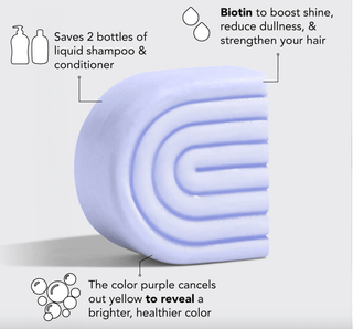 Purple Toning Solid Conditioner Bar - The Red Thread Boutique