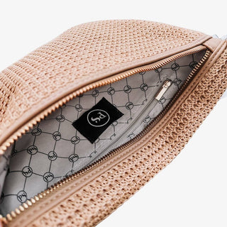 Rachel Raffia Westlyn Bum Bag: Black - The Red Thread Boutique