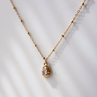 Raina Pebble Necklace | Pendant Necklace - The Red Thread Boutique