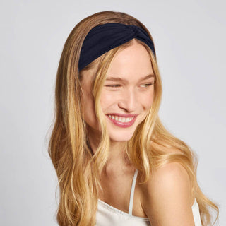 Recycled Fabric Wide Twist Headbands 2pc Set - Garden Bouquet - The Red Thread Boutique