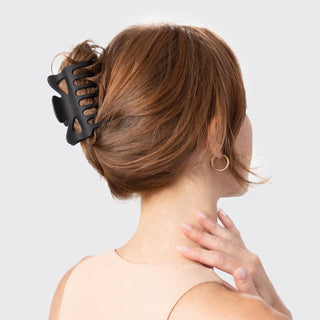 Recycled Plastic Large Claw Clip 2pc Set - Black & Tort - The Red Thread Boutique