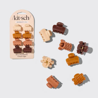 Recycled Plastic Mini Cloud Clips 8pc Set - Sedona - The Red Thread Boutique
