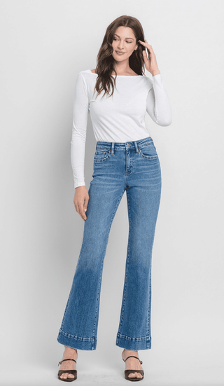 Relaxed Flare Trouser by Vervet - The Red Thread Boutique