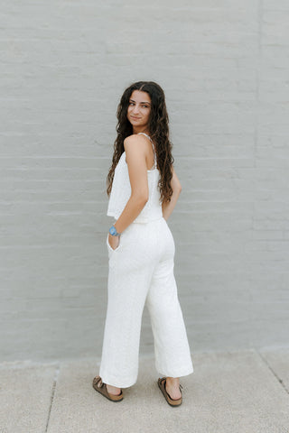 Romi Knit Eyelet Pants by Z Supply *final sale - The Red Thread Boutique