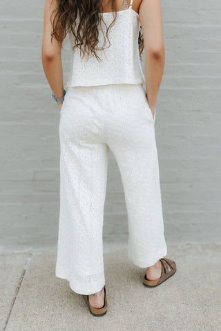 Romi Knit Eyelet Pants by Z Supply *final sale - The Red Thread Boutique